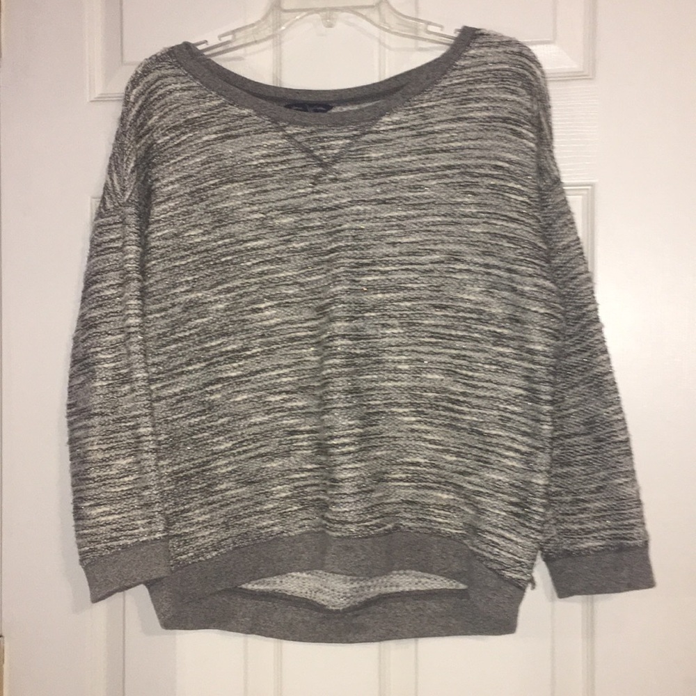 Grey sparkly sweater from American Eagle
